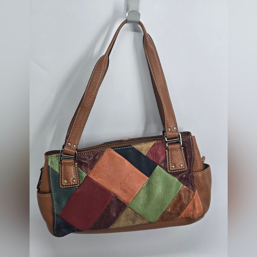 Fossil Classic Patchwork Leather Shoulder Bag - image 3